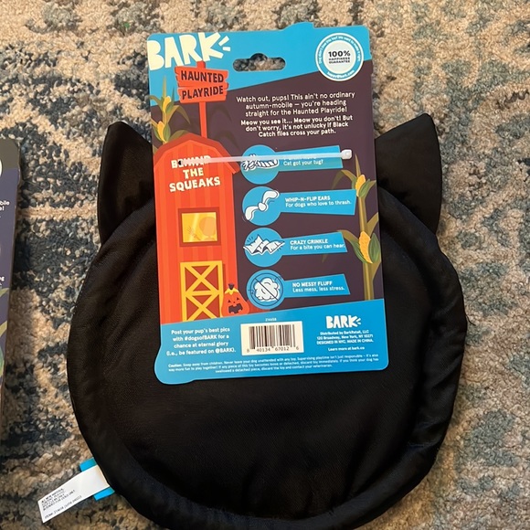 Bark Super Chewer Toy and Black Cat Fetch Toy - Picture 4 of 7